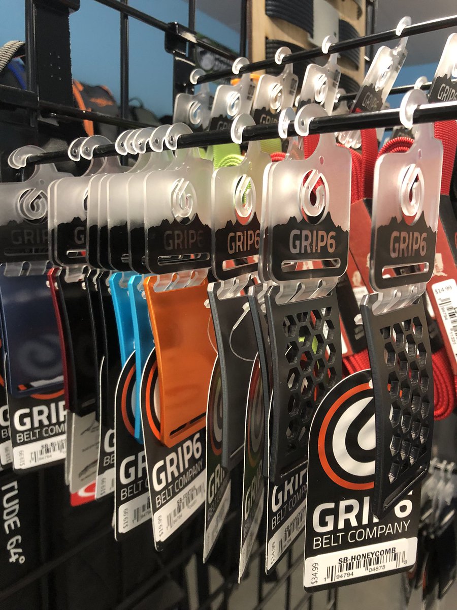 Check out our Grip6 section! Versatile belt straps with inter-changeable buckles!! And the green belts match our YEET Street Shirts!