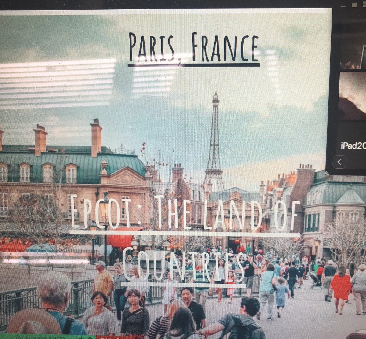 2Sjsd's tweet photo. We took a virtual tour of Epcot today and learned about countries!!  SO MUCH FUN!!♥️@marliewilliams @SJSDVirtual https://t.co/ODPRDdlMDF