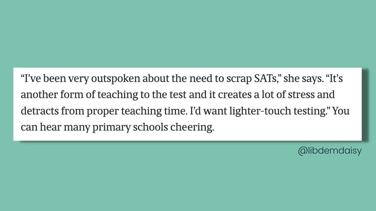 MoreThanScore's tweet photo. We...and primary heads! Agree with Daisy! 
@libdemdaisy @SchoolsWeek 
 #educationrecovery #dropsats https://t.co/Hqq2Wgtir1