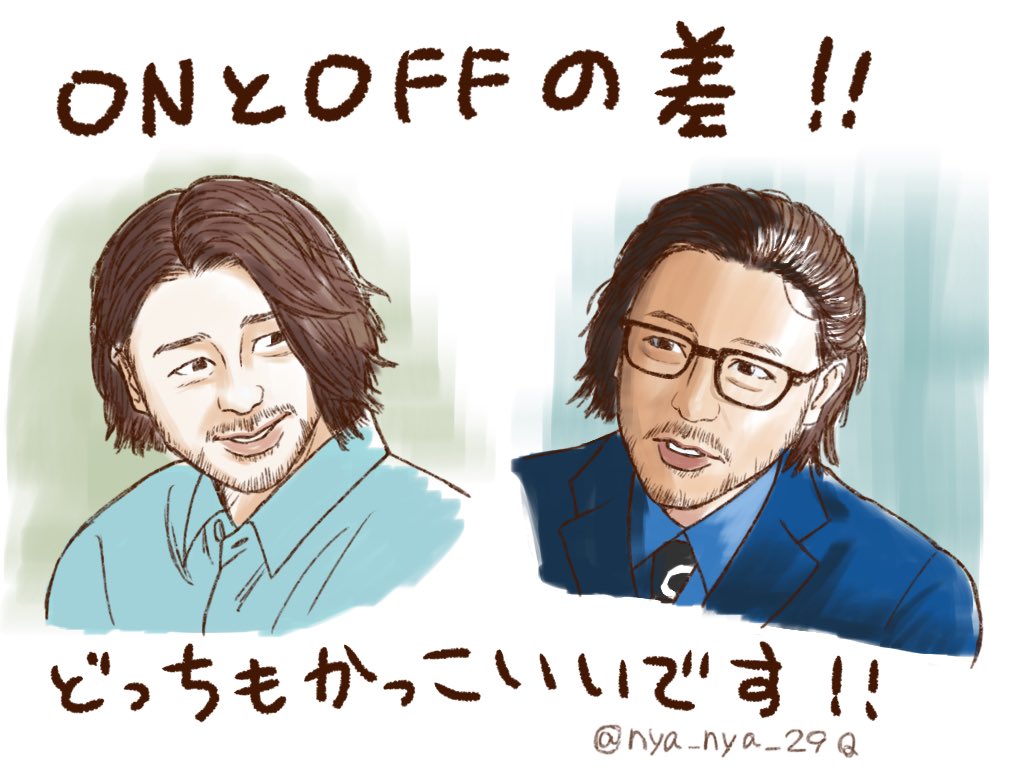 かっこよすぎて悔しくて模写しました 