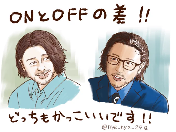 かっこよすぎて悔しくて模写しました 