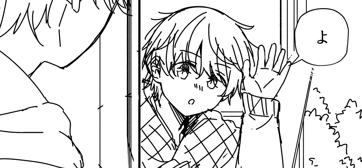wipってwork in progress(作業中)の略だって最近覚えた  #一日一絵 