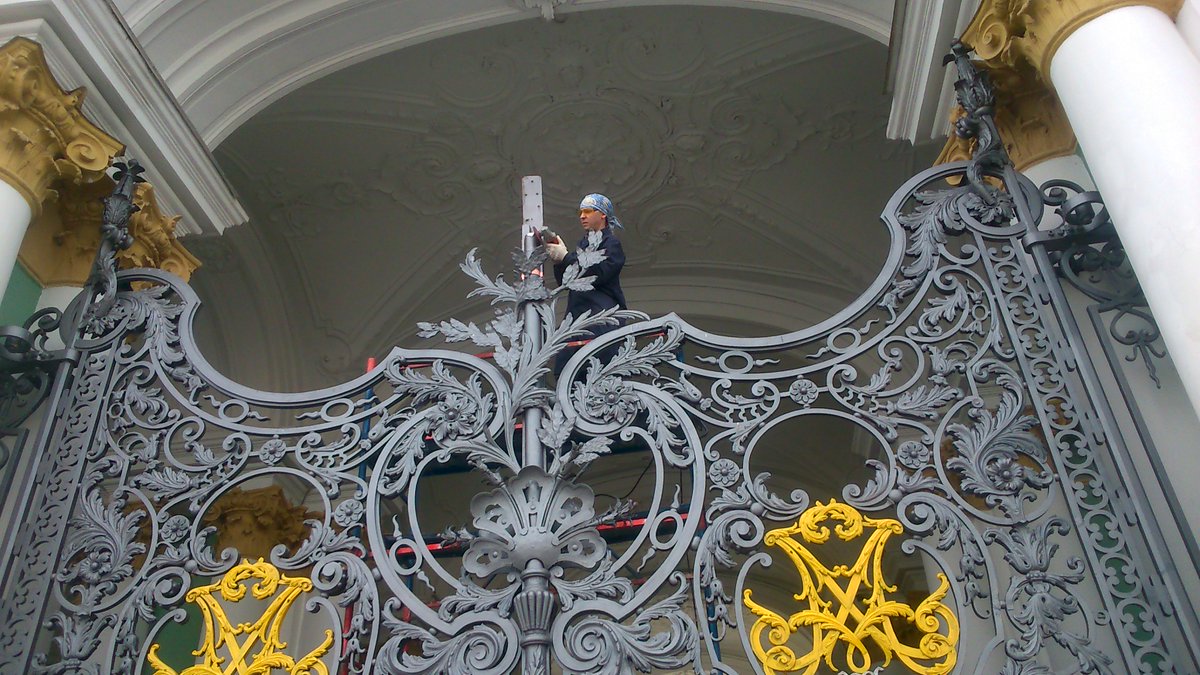 The gates of the Hermitage.2015