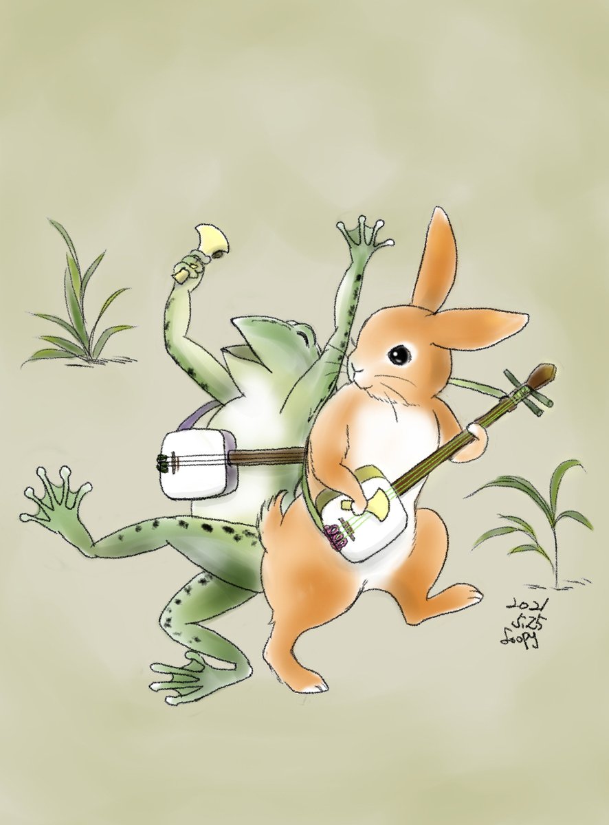 Twoucan 鳥獣戯画風 の注目ツイート イラスト マンガ コスプレ モデル