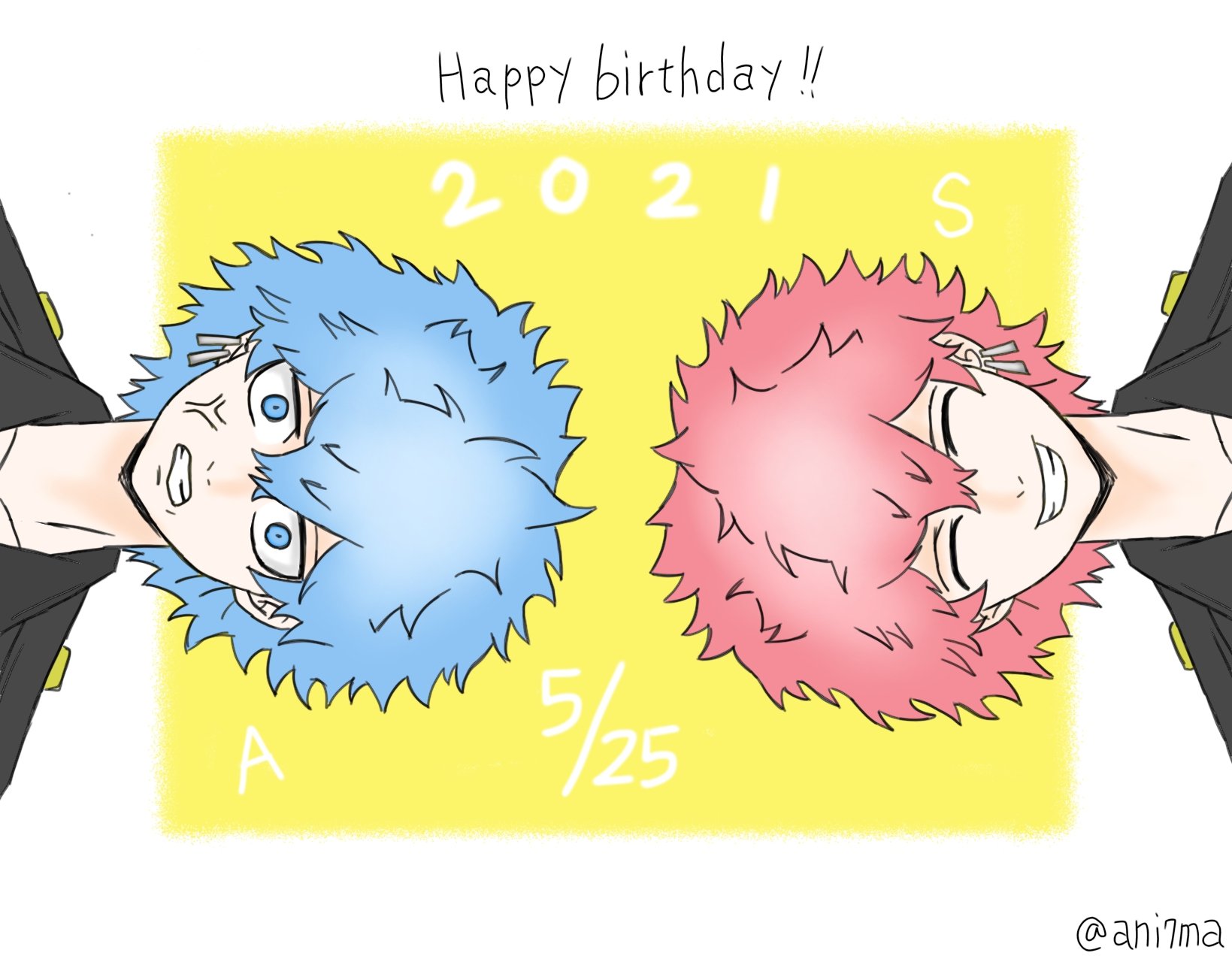 すぺいど 間に合いませんでした 河田兄弟誕生日おめでとう 河田ナホヤ生誕祭21 河田ソウヤ生誕祭21 東京卍 リベンジャーズ 東リべ アングリー スマイリー T Co Q9zfl2mgwx Twitter すぺいど 間に合いませんでした 河田兄弟誕生日おめでとう 河田ナホヤ生誕祭21 河田ソウヤ生誕祭21 東京卍 リベンジャーズ 東リべ アングリー スマイリー T Co Q9zfl2mgwx Twitter