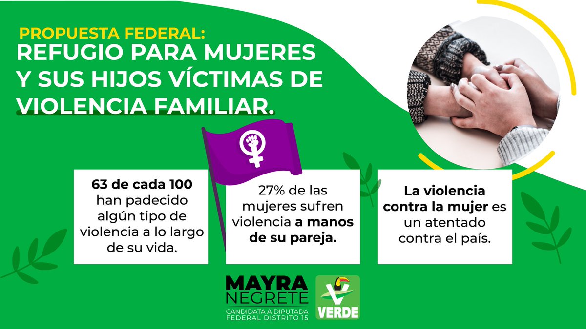MayraNegreteVa's tweet photo. Cumplir es nuestro deber, no vamos a dejar solas a las mujeres y a sus hijas e hijos que han sido víctimas de violencia familiar. 
#VotaVerde y hagamos realidad los refugios que ayudarán a su protección.

@PVerdeIrapuato @partidoverdegto https://t.co/Gh75nz7e27