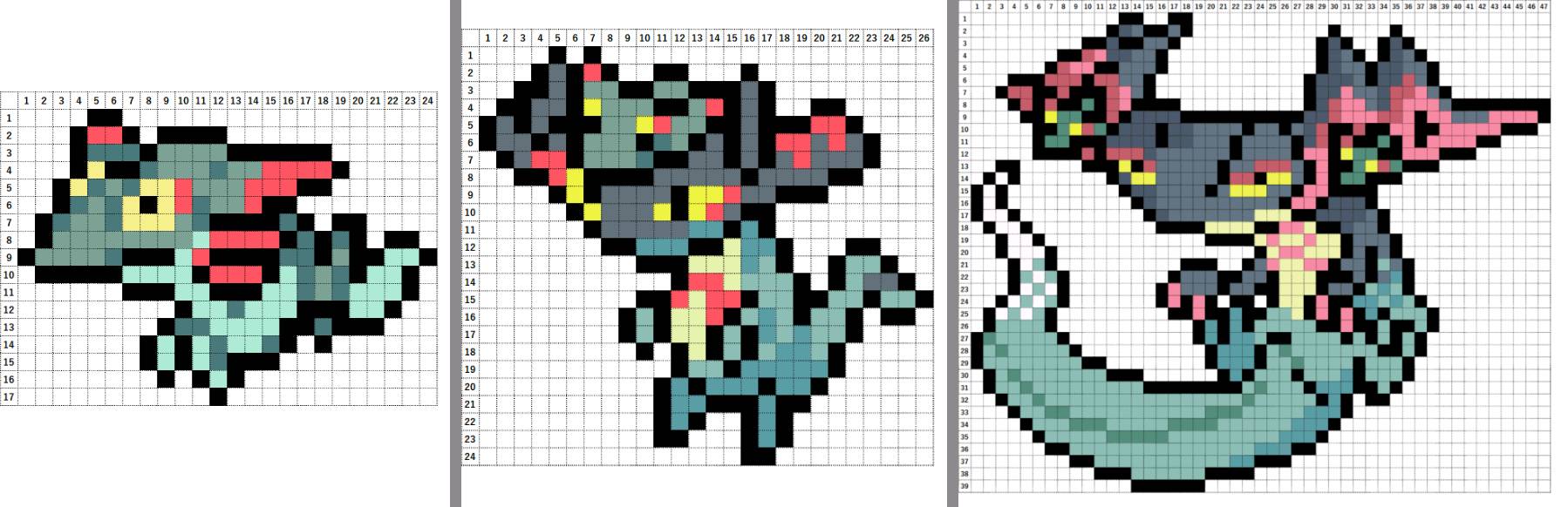 なやここ ポケモンアイロンビーズ図案つくる人 ツノに 入った ドラメシヤは マッハの スピードで 飛ばされるのを 心待ちに しているらしい 心待ちにしてる ﾟ ﾟ ﾏｼﾞｶ ドラメシヤ ドロンチ ドラパルト ポケモン剣盾 アイロンビーズ パーラー