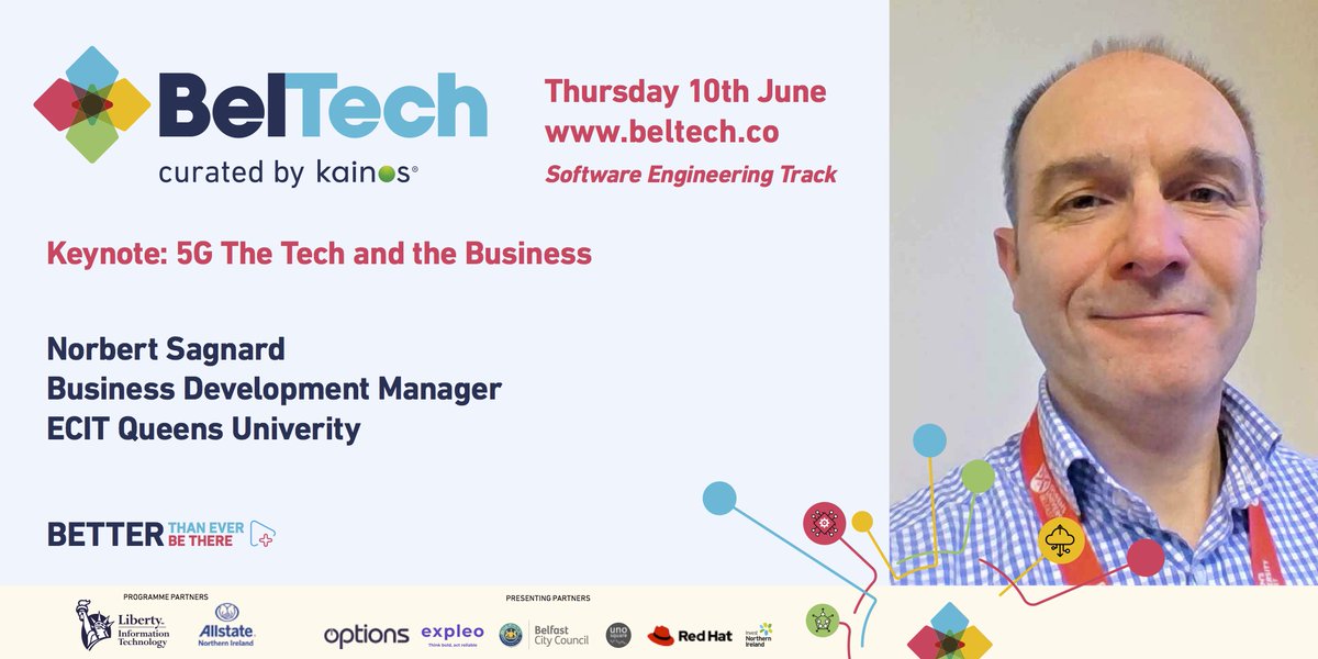 beltech2025's tweet image. 📢SPEAKER ANNOUNCEMENT...

Keynote @NorbertSagnard joins us Thursday 10th June to discuss #5G on our #SoftwareEngineeringTrack

Register now 👉bit.ly/3ui6gFl