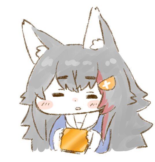 大神ミオ 「#ミオかわいい 」|ねこやまのイラスト