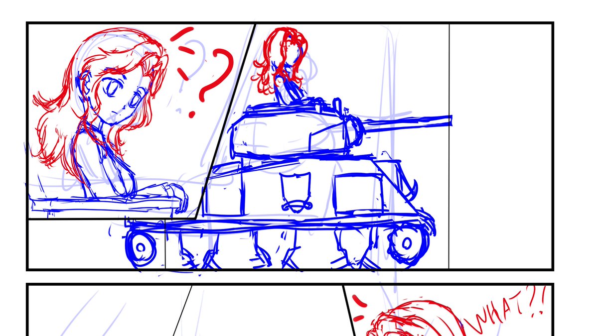次回ガルパン漫画描いてます 