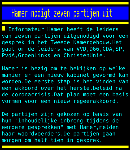 Kabinetsformatie2021