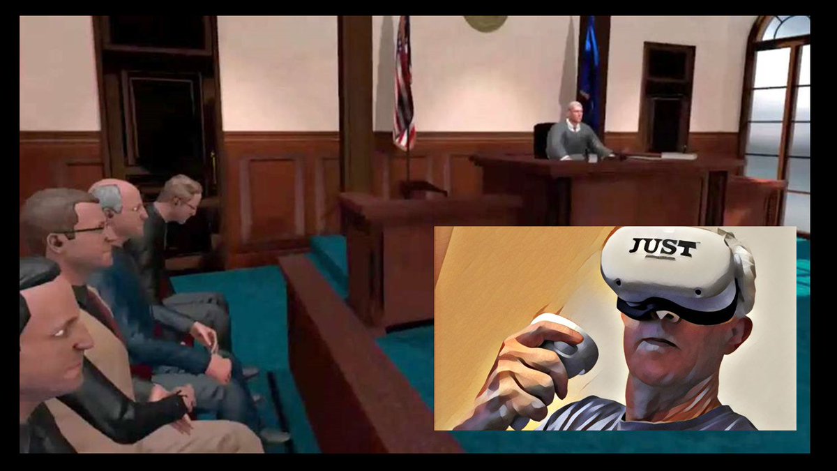 bobambrogi's tweet photo. Some days as a #legaltech writer are more fun than others: 'Trying Out My Trial Skills In A New Virtual Reality Courtroom' https://t.co/AGTpJer9DN https://t.co/vdXXn24pz7