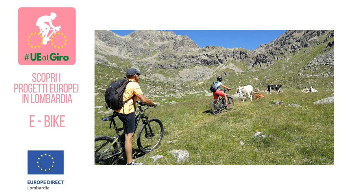 ED_Lombardia's tweet photo. Oggi siamo in #ValGrosina⛰️con #ebike 🚲, grazie a @Interreg_IT_CH 

➡️una ciclovia per promuovere il patrimonio naturale 🏞️ e culturale delle #Alpi

📍Dal lago di Como e lago Maggiore fino a @Livigno

@giroditalia 
#UEalgiro
#alpexperience
#Interreg

👇
https://t.co/QYf5FdBhgu https://t.co/4qEQl3wcpo