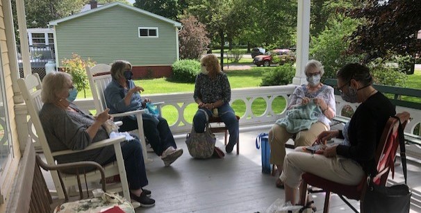 SchoharieLib's tweet photo. This morning's meeting of the Knitcetera Club is our 1st in-person program in nearly a year! We're so excited to host programs again at the Schoharie Library and look forward to seeing more folks join us. https://t.co/PmUR9kbtQq