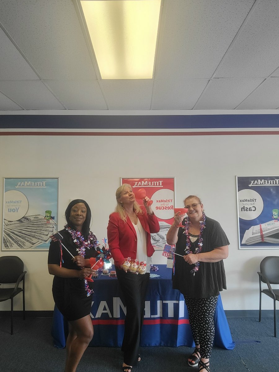 TitleMax in Lilburn 1 @ TMXCompanies toasting our Vets!  Remember, TitleMax is always hiring and we LOVE our Military partners!!!  #D33PROJECTRED, #MilitaryAppreciationMonth, #TMXProjectSERV, #TMXCares