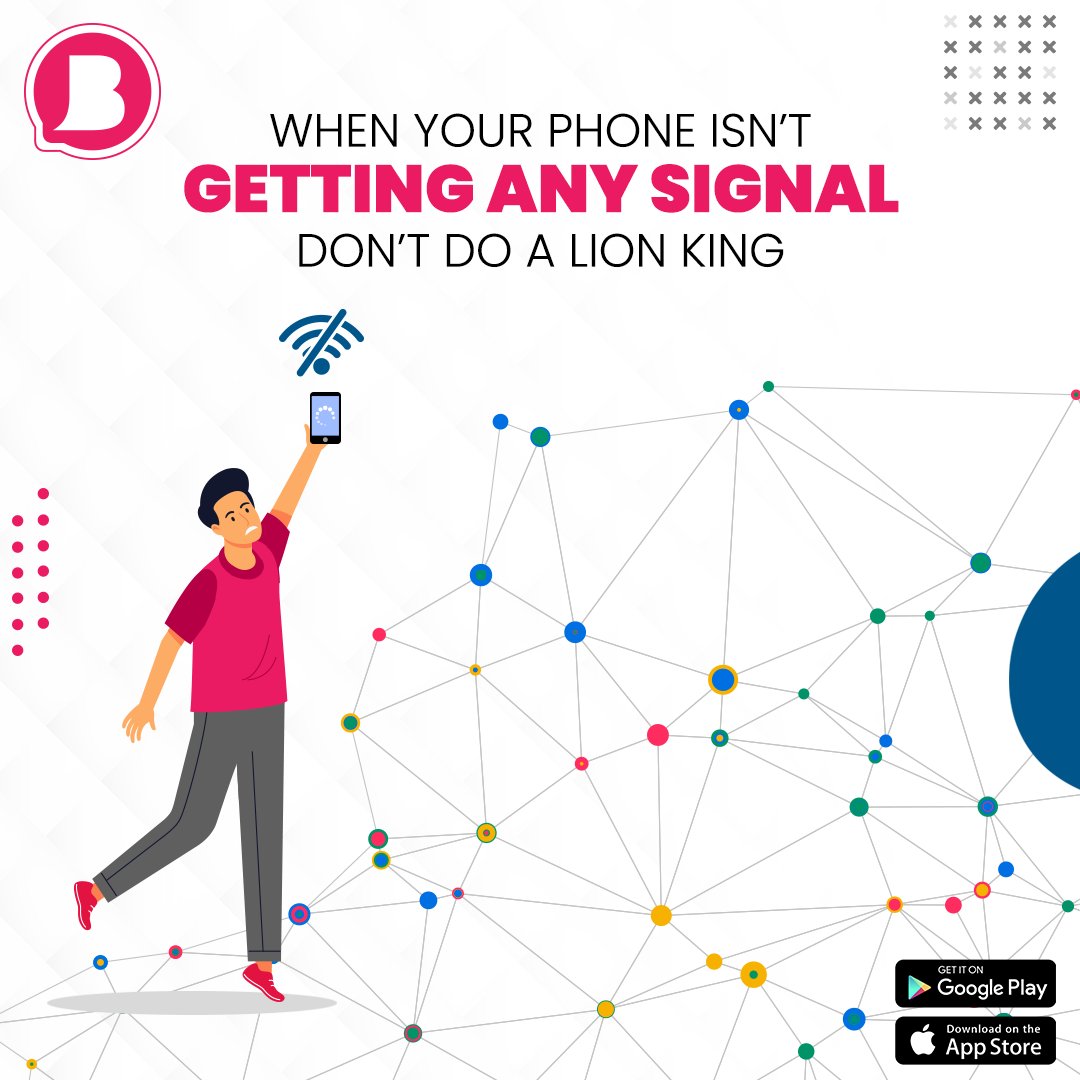 BlaBlaConnect's tweet photo. If your phone isn’t getting any signal, Don’t pull of a Lion King!

Just download BlaBla Connect and enjoy high quality international calls at all times! https://t.co/xNJSYs6zuC