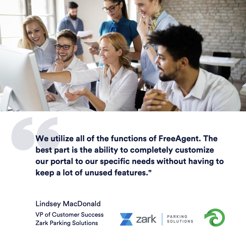 iamFreeAgent's tweet photo. We believe every business and every person is unique. Great teams deserve software that embraces that uniqueness. @ Zark Parking Solutions
#reducenoise #customize #crm #enterprisesoftware #worksbetter #workmanagement #testimonialtuesday https://t.co/8ACULwbbxM