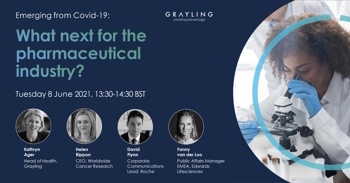 How have perceptions of the pharma industry changed in light of Covid-19? 

Join Grayling’s expert panel webinar where we’ll be discussing the findings from our fresh global survey and what they mean for the future👉 bit.ly/34hDquc
