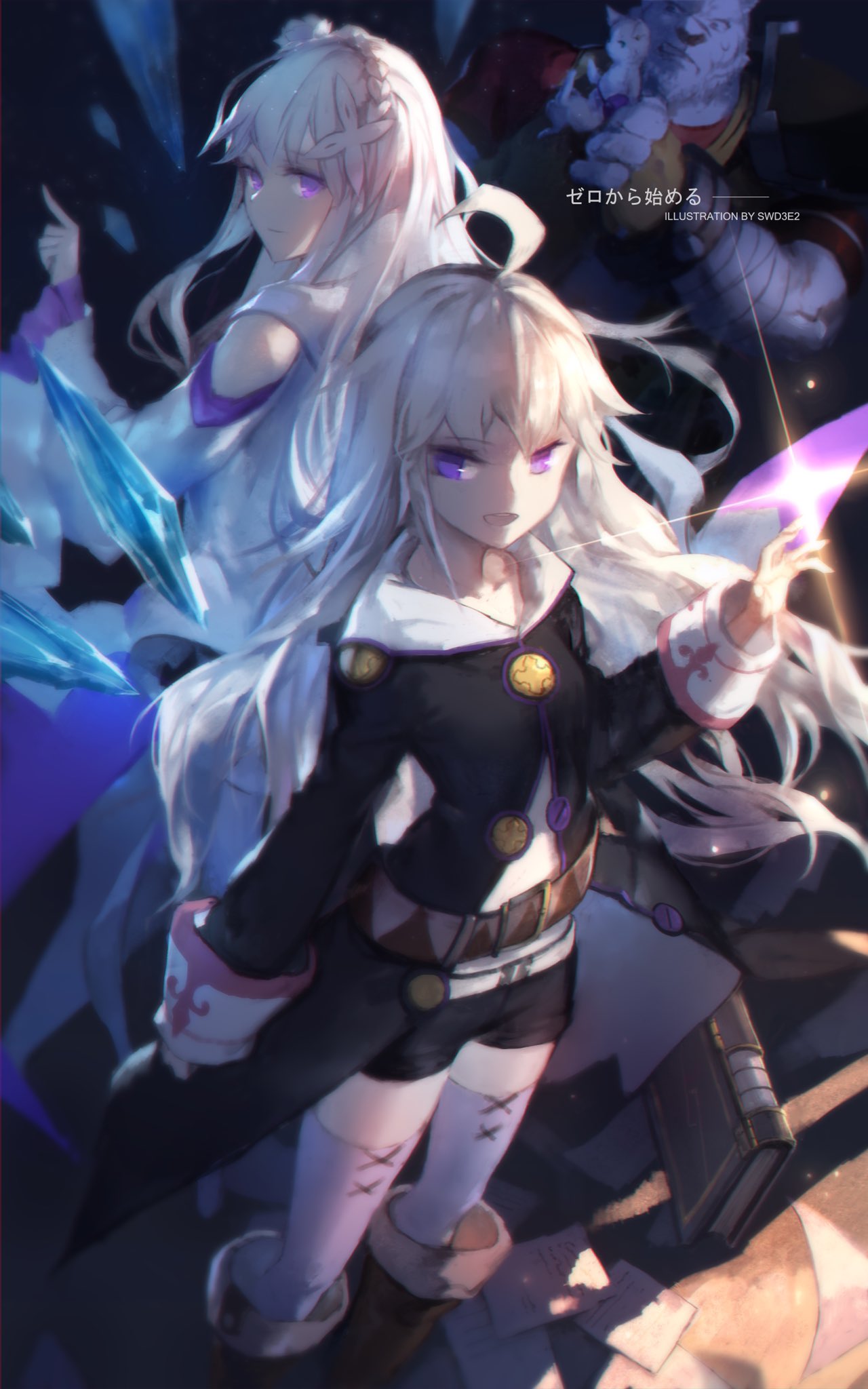 𝐿𝐼𝒢𝐻𝒯𝐻𝒰𝒢𝒢𝐸𝑅 ゼロから始める魔法の書 Grimoire Of Zero Rezero Kemononoyohei Crossover Reゼロから始める異世界生活 獣の傭兵 夢の共演 Artist T Co Es2v8ikhig T Co G8fcevbwoo Twitter