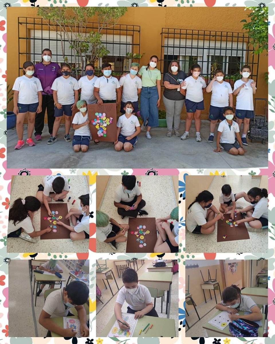 Que la Virgen siga marcando nuestro caminar diario y nos guíe para que siempre vayamos de su mano.💐

#ColegiosDiocesanos #DeCorazón 💚