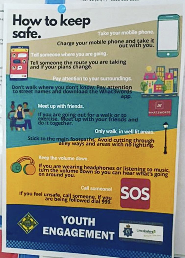 Mel_Standbrook's tweet photo. Really fab #StaySafe days today @PilgrimLincs #Baumber #CountyLines & @KGGSchool #AntiSocialBehaviour the Youth Education Coordinators loved seeing our posters on βHow to keep safeβ on the walls in all classrooms #Awesome #PersonalSafety @LincsPolice
#PreventionAndPartnerships https://t.co/2C7YOXbUy9