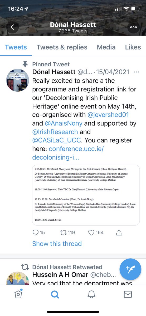 LaurenceTheBird's tweet photo. Tell me the left hasn’t infiltrated academia?? These people are teaching YOUR kids…Donal has definitely caught the #woke. #PostModernists #Marxism #UCC @CorkHistArchSoc @UCC https://t.co/ItmycFBysi