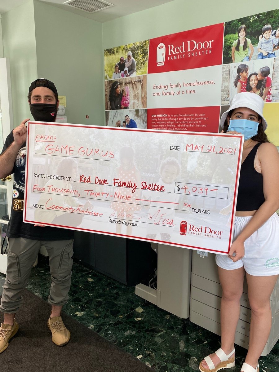 RedDoorFamilySh's tweet photo. Special thank you to our friends, #GameGurus! They hosted a trivia #virtual event night and raised $4,039.00 for our families!
For more information about hosting your own #event for us visit https://t.co/GSSSq0YKpt https://t.co/UuiPe4BsdS