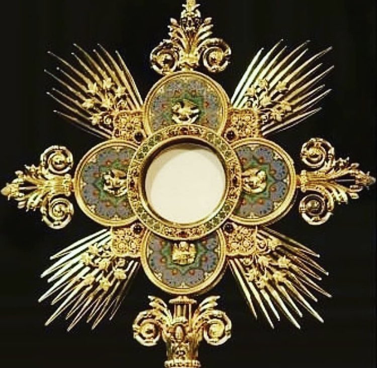 O God-Man present in this sacrament for me — what a comfort, what a privilege to know I kneel before God! And to think that this God loves me!... Mary, my mother, help me to love him in return. - St. Alphonsus Liguori #Jesus #catholic