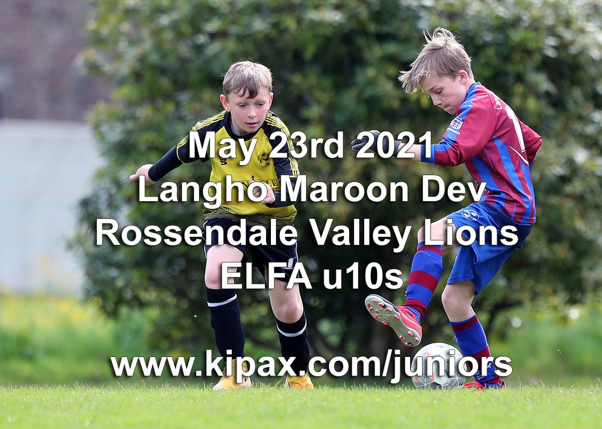 Sundays <a href="/LanghoFC/">Langho FC</a> v <a href="/RVJFC_Official/">Rossendale Valley Junior Football Club</a> @rvjfcu10lions u10s match gallery now online at kipax.com/juniors