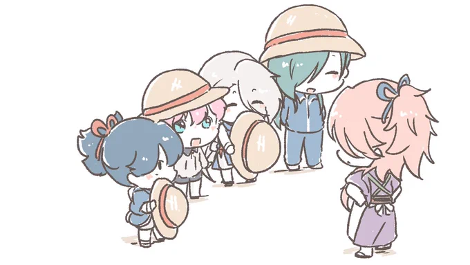 日差しが強くなってきたので帽子をちゃんと被ること 