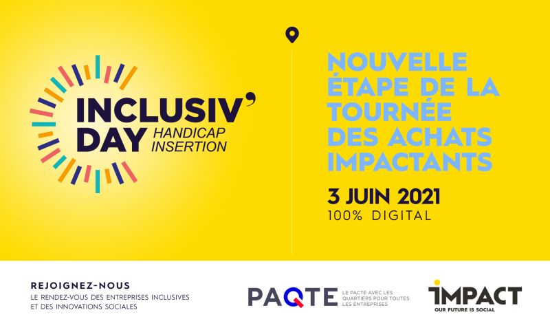 [TOURNEE DES ACHATS IMPACTANTS] – Salon Inclusiv’Day avec des rencontres qualifiées Acheteurs responsables et entreprises ayant un impact social remarquable.
Le 3 juin de 10h à 11h et de 14h à 15h
Derniers jours pour s'inscrire: forms.gle/SEnhema6pdjcVS…
#PAQTE #achatsresponsables