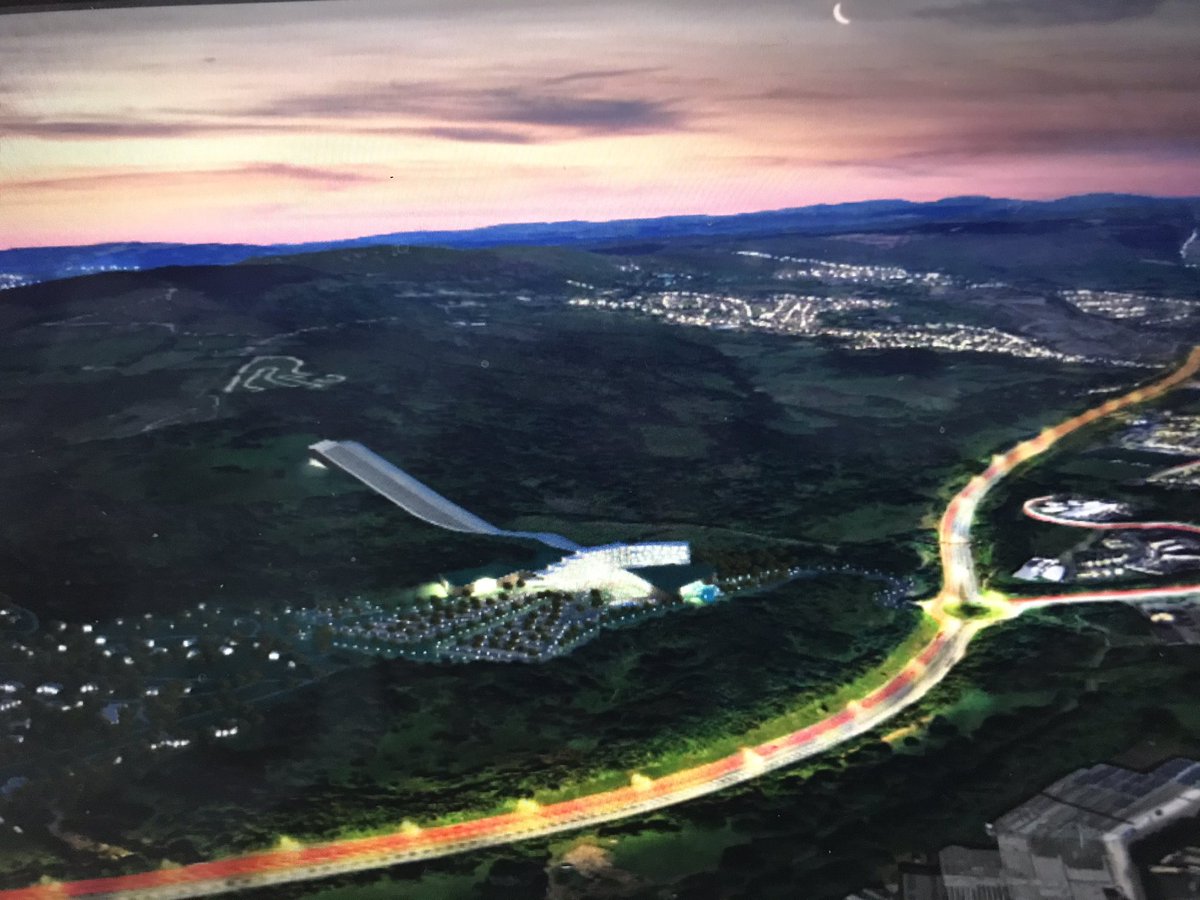 hannahthomastv's tweet photo. On @ITVWales at 6pm with @AndreaByrneTV I’ll be discovering more about plans for the largest snow sports centre in Europe to take shape in #MerthyrTydfil and ask if the @WelshGovernment ‘s #ValleysTaskforce did enough? @RhydycarWest @BevanFoundation https://t.co/FLb1TNiPi4