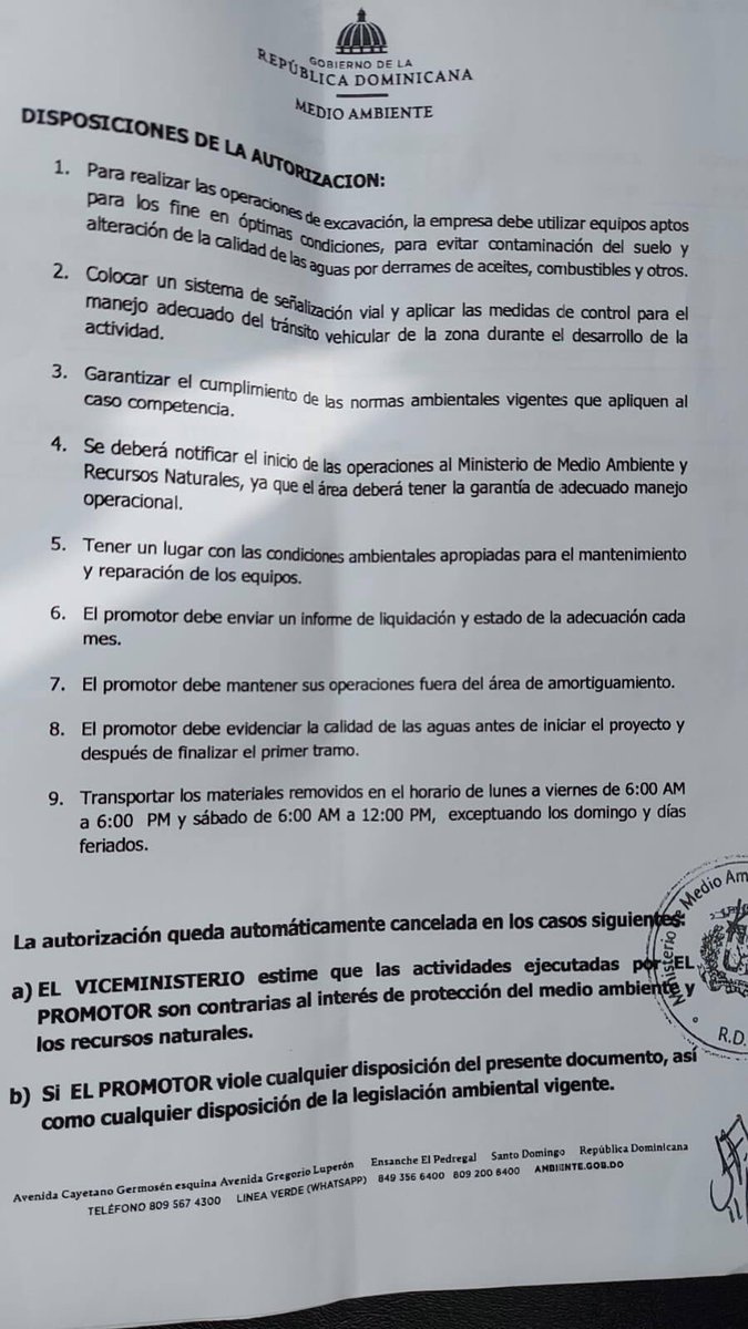 felixlajara's tweet photo. Mientras Cambita San Cristobal está apostando al Ecoturismo , @ambienterd y  @jorgemera dan permiso a sus amigos depredadores para que metan 100 camiones a sacar arena en la cola de la presa de Valdesia , un permiso irresponsable.

@rcavada @donfelixSPM @raquelarbaje https://t.co/o6NQIMADzZ