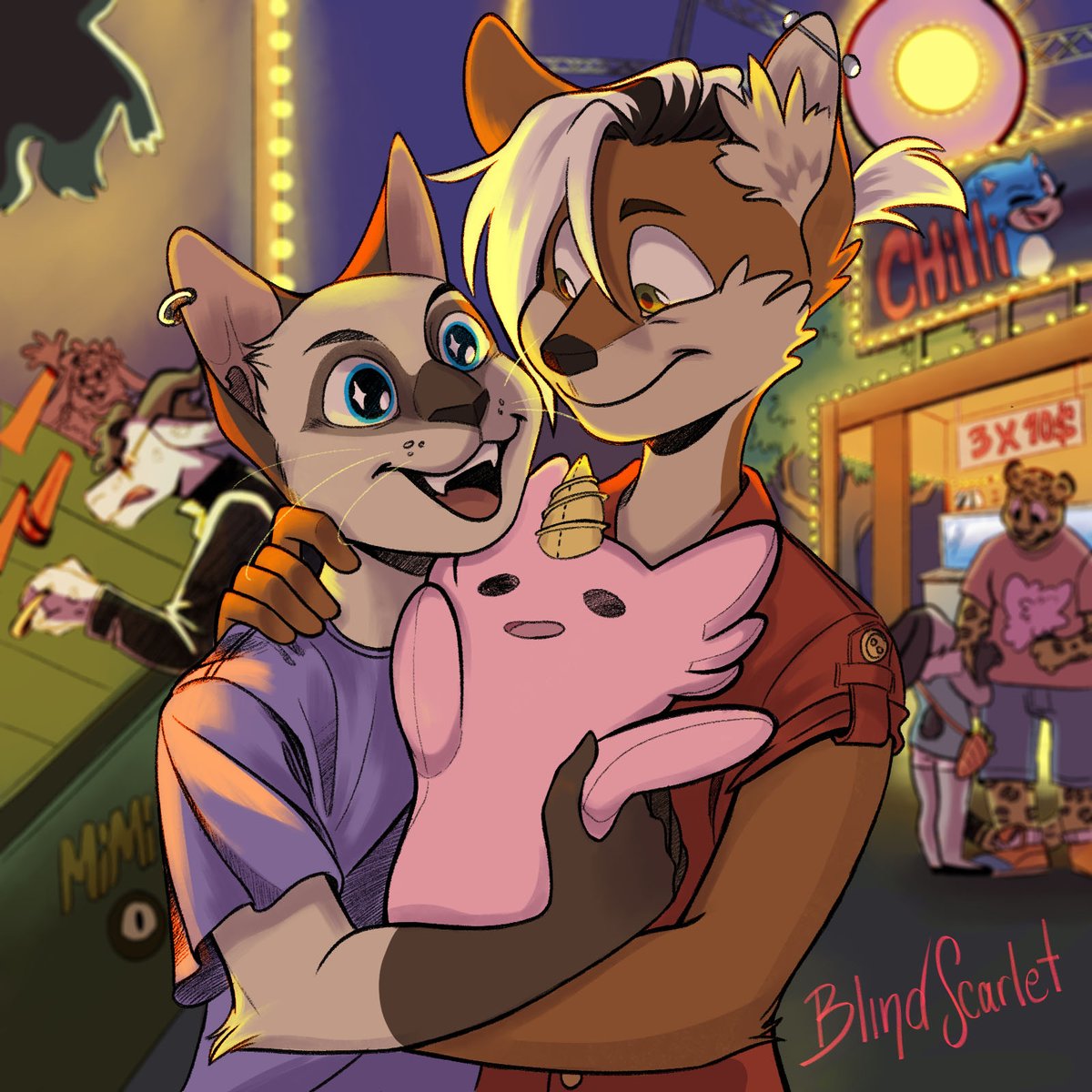 BlindScarlet's tweet photo. carnaval night with a silly cat

#fursona #furry #siamescat #wolf #carnaval #digitalart #digitalcolouring #digitalwork #digitaldrawing https://t.co/KbIrGYHTCt