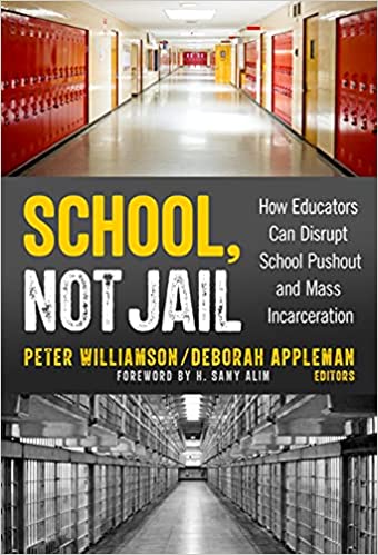 Available this week - 'School, Not Jail' (Eds. Peter Williamson & @DeborahAppleman; Foreword H. Samy Alim; @TCPress). Honored to contribute a chapter (@ernestmorrell) and support teachers working for social justice inside and outside of the classroom. @ACEatND @ieiatnd