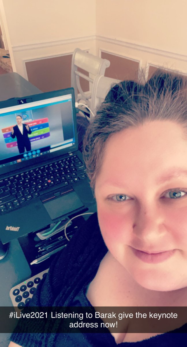 snrenz's tweet photo. Hanging out at #iLive2021 this morning with @JKCorden and @BarakEilam - let’s go! https://t.co/la3W01qg6y
