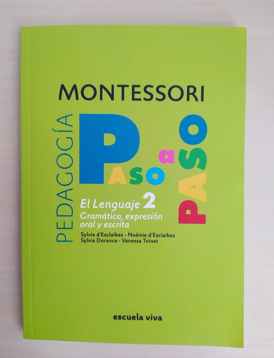 educacion3_0's tweet photo. #librodeldía: 'Montessori paso a paso. El lenguaje 2' ayuda a los docentes a trabajar cuestiones relacionadas con la gramática y la expresión escrita y oral siguiendo las pautas del método Montessori. Indicado para Primaria. https://t.co/NorCHyxRQs