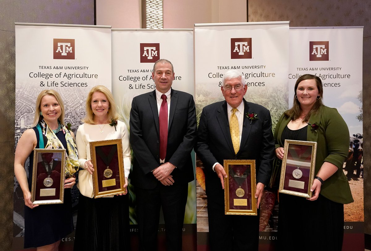 aglifesciences's tweet photo. To say we are proud of our former students would be an understatement. We are ecstatic to welcome these four into our named cohort of Outstanding Alumni and congratulate them on their personal and professional achievements. https://t.co/p15YrWVkD5 https://t.co/SPf7JRAN0p