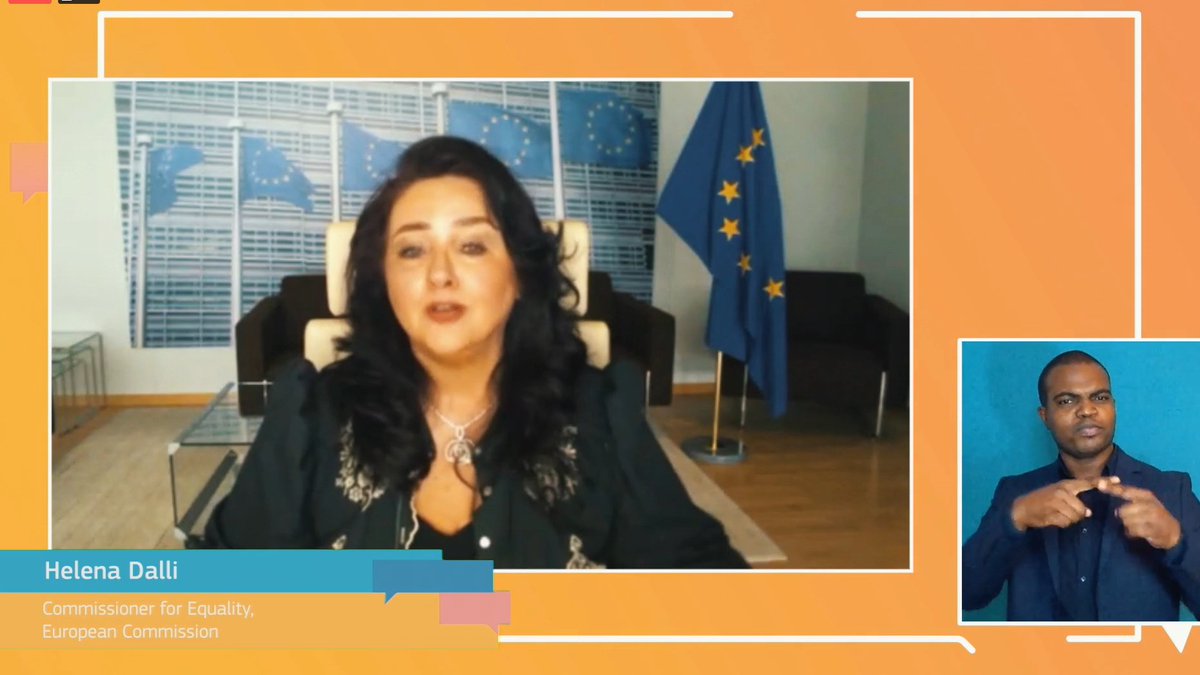EuroDEMOS's tweet photo. First day #CERV2021 #CivilDialogueWeek come to end - closing remarks by @helenadalli, Commissioner for Equality https://t.co/GknEzBFI3s