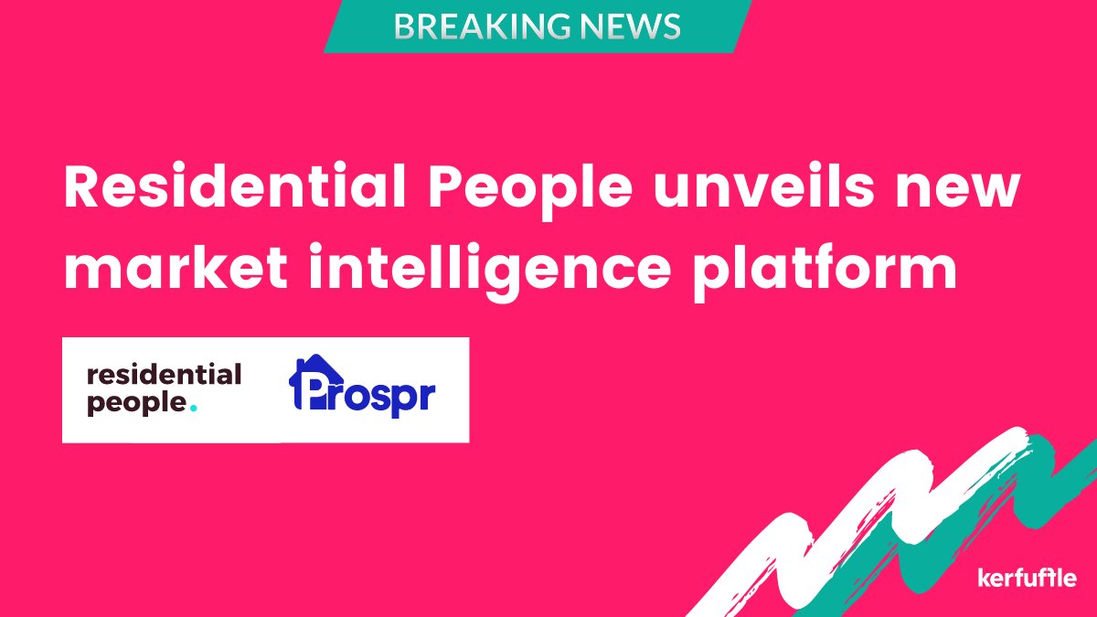 KerfuffleClub's tweet image. #ResidentialPeople has announced the launch of its property-market intelligence platform, #Prospr.

To book a demo and read all about it, click here: bit.ly/3ufgKoZ

#kerfuffleit