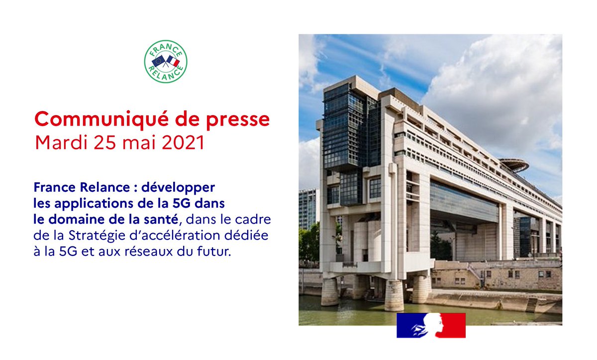 DGEntreprises's tweet photo. #FranceRelance I Aujourd'hui, la @DGEntreprises organisait, avec le CSF Infrastructures numériques, une journée thématique dédiée aux usages de la #5G pour le secteur de la #santé publique, avec une introduction d’ @AgnesRunacher et @cedric_o.
👉 https://t.co/xEMB6535hw https://t.co/g4R2eMlZzm
