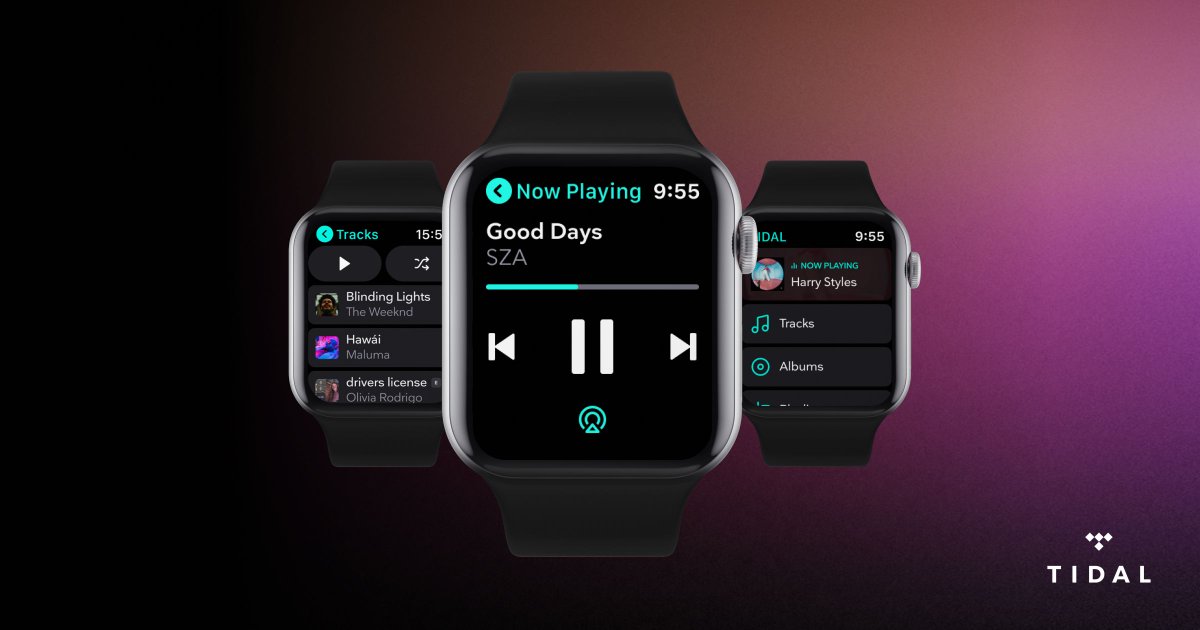 Tidal now also offers offline listening on the Apple Watch