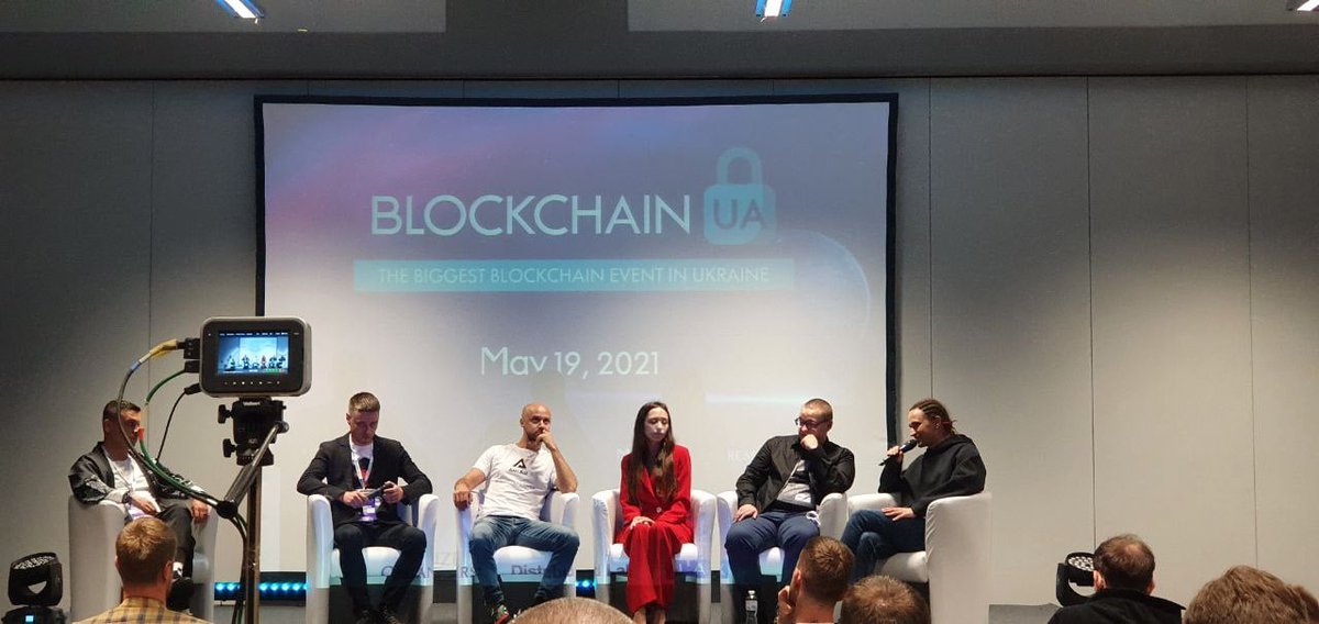 ConsultantsPbc's tweet photo. “NFTs blockchain can be used for any use case that you can think of, not just theoretically but in real life.” 

PBC Consultants representative talked to one of the speakers @anna_tutova  during the #BlockchainUA
Many thanks to the organizers. Keep it up! https://t.co/kcqrbrsi9Z