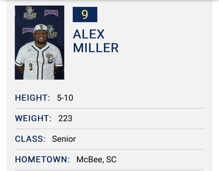 Chris Lloyd (@addisonsdad76) on Twitter photo Best of luck to former <a href="/McBeeBaseball/">McBee Baseball</a> alums <a href="/HammondsShane/">Shane Hammonds</a> and <a href="/youngandroyal9/">Alex Miller</a> as they play for the NCCAA World Series today at 1:00 p.m. Best of luck to former <a href="/McBeeBaseball/">McBee Baseball</a> alums <a href="/HammondsShane/">Shane Hammonds</a> and <a href="/youngandroyal9/">Alex Miller</a> as they play for the NCCAA World Series today at 1:00 p.m.