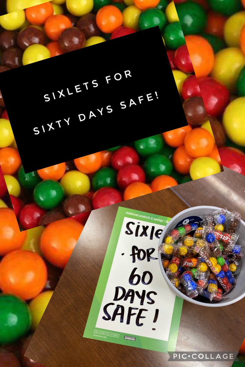 S I X L E T S 
.
FOR
.
S I X T Y
.
DAYS SAFE!
