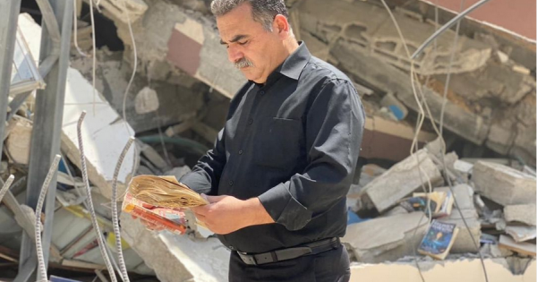 INTERNATIONAL > Gaza : la librairie Al-Mansour détruite par l'armée israélienne buff.ly/3oM4ewi #librairie #edition #gaza