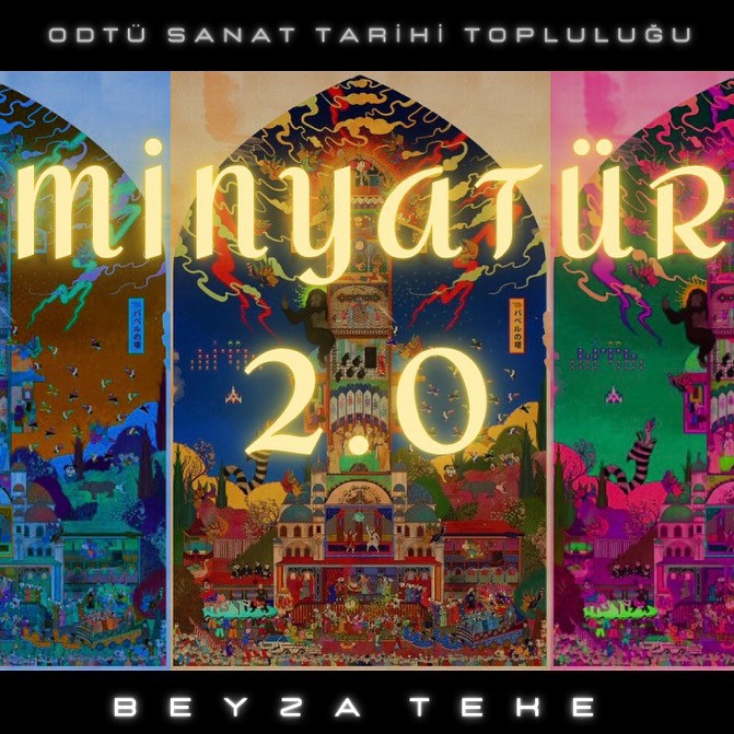Gelenek, gelecekle buluşuyor! Bu sentezi keşfedeceğimiz sunumumuzun konusu "Minyatür 2.0". Üyelerimizden Beyza Teke'nin anlatımıyla online olarak gerçekleşecek buluşmamızı sizlere duyurmaktan mutluluk duyuyoruz. Bu güzel sunumumuzda, perşembe saat 21.00'da buluşmak üzere!