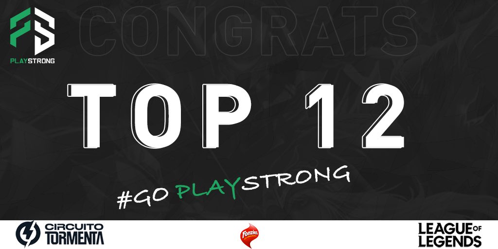 Playstrong_Off's tweet photo. Complimenti ai nostri ragazzi di LOL per aver ottenuto un fantastico risultato al 
@tormentalolit 
Siamo fieri di voi💪🏻💪🏻
#goplaystrong #bethestrongest #staystrong #leagueoflegends https://t.co/4AmQP02PSP