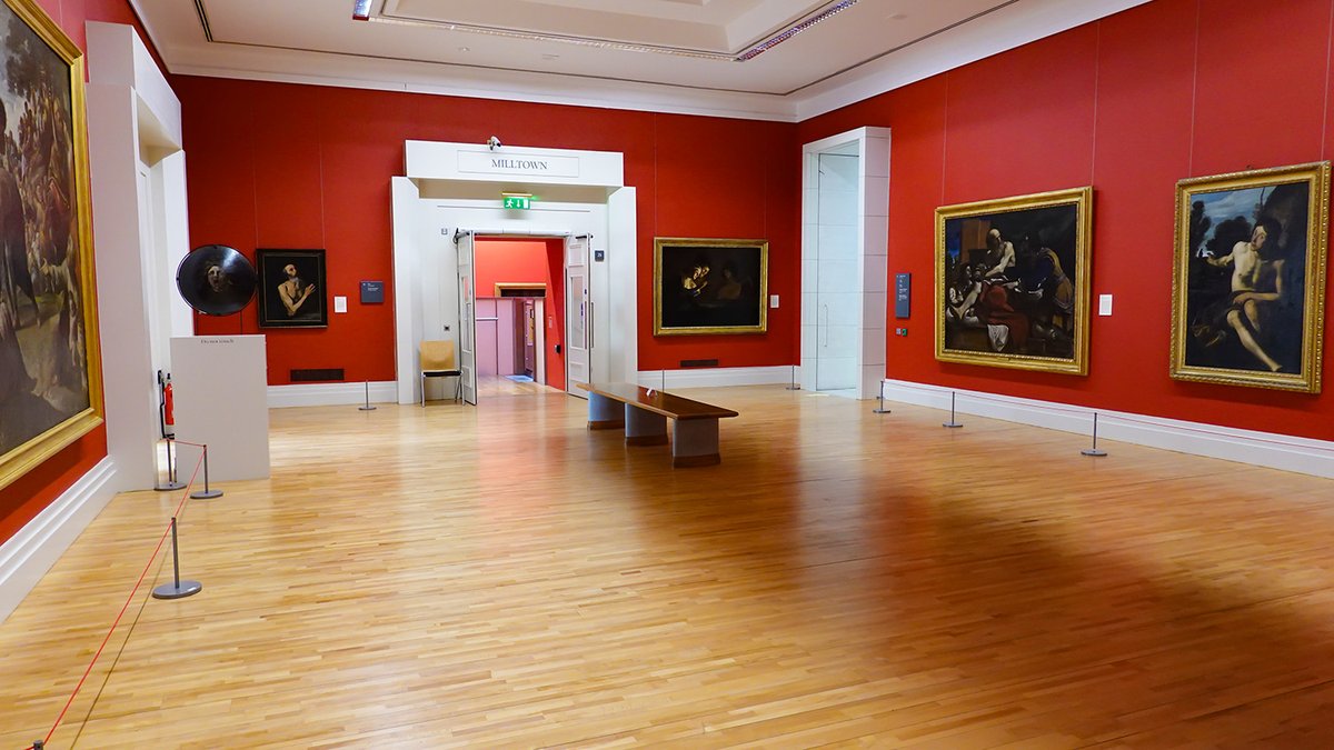 nerosunero's tweet photo. 25 May 2021 @NGIreland Dublin: perfectly open
(part of the perfect empty space series)
#ribera #caravaggio #vanHonthorst #guercinon #ngi https://t.co/g35phQNwsM