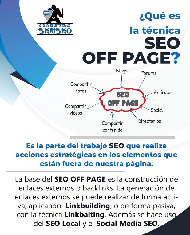🤔¿Que es la técnica #SEO OFF PAGE?
Es la parte del trabajo SEO que realiza acciones estratégicas en los elementos que están fuera de nuestra pagina 
 
🔗La base del SEO OFF PAGE es la construcción de #enlaces externos o #backlinks.

maestrosemseo.es

#seo #sem #marketing